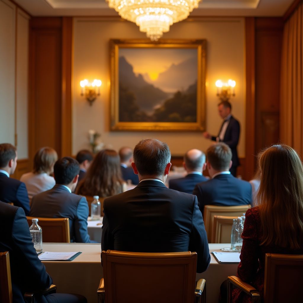 Konferencja biznesowa w hotelu
